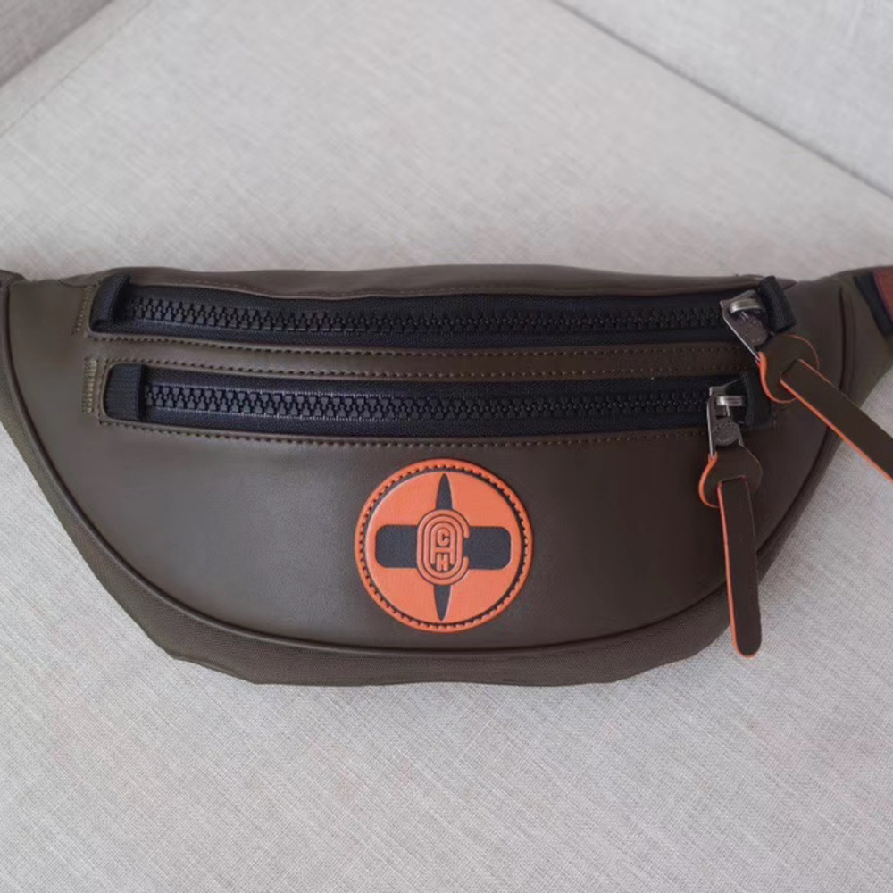AUTHENTIC COACH BROWN BELT BAG